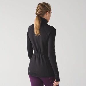 Lululemon First Mile 1/2 Zip - Black
